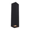 Surface mounted ceiling light Lux Ander 10w – surface mounted ceiling lights in sandblasted black and aluminum