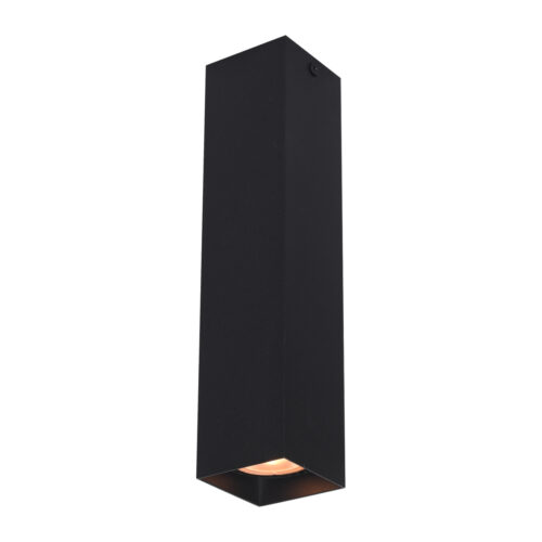 Surface mounted ceiling light Lux Ander 10w – surface mounted ceiling lights in sandblasted black and aluminum