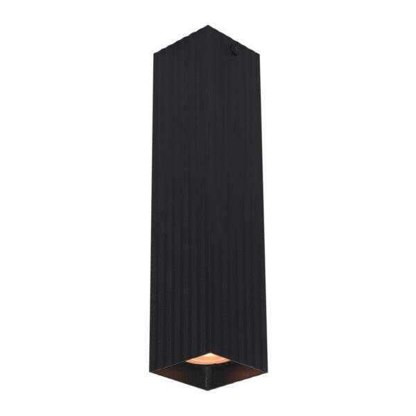 Surface mounted ceiling light Lux Tecno – surface mounted ceiling lights in sandblasted black and aluminum