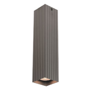 Surface mounted ceiling light Lux Tecno – surface mounted ceiling lights in brown and aluminum