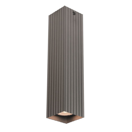 Surface mounted ceiling light Lux Tecno – surface mounted ceiling lights in brown and aluminum
