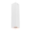 Surface mounted ceiling light Lux Tecno – surface mounted ceiling lights in sandy white and aluminum