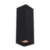 Surface mounted ceiling light Lux Tecno – surface mounted ceiling lights in sandblasted black and aluminum