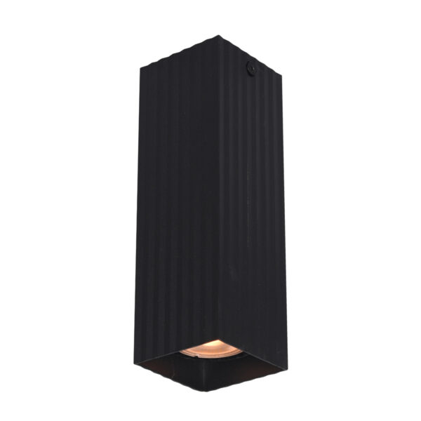 Surface mounted ceiling light Lux Tecno – surface mounted ceiling lights in sandblasted black and aluminum