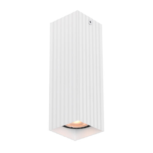 Surface mounted ceiling light Lux Tecno – surface mounted ceiling lights in sandy white and aluminum