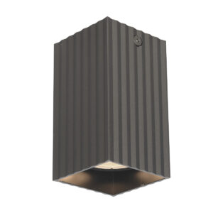 Surface mounted ceiling light Lux Tecno – surface mounted ceiling lights in brown and aluminum