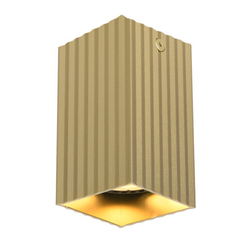 Surface mounted ceiling light Lux Tecno – surface mounted ceiling lights in gold and aluminum