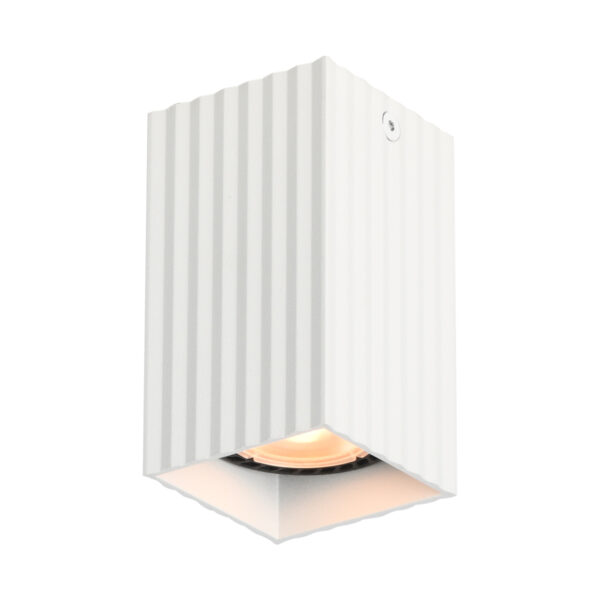 Surface mounted ceiling light Lux Tecno – surface mounted ceiling lights in sandy white and aluminum