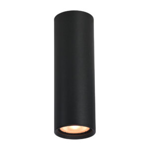 Surface mounted ceiling light Lux Lopus – surface mounted ceiling lights in sandblasted black and aluminum
