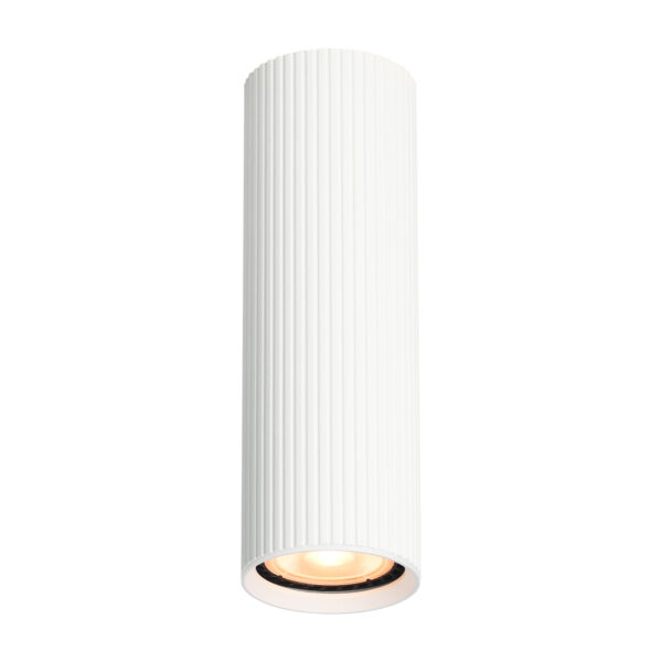 Surface mounted ceiling light Lux Rilok – surface mounted ceiling lights in sandy white and aluminum