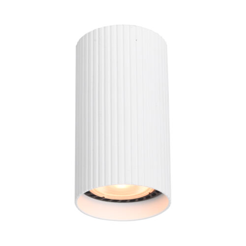 Surface mounted ceiling light Lux Rilok 10w – surface mounted ceiling lights in sandy white and aluminum