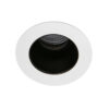 Recessed ceiling light Lux Intro – minimalist recessed ceiling light in white and aluminum