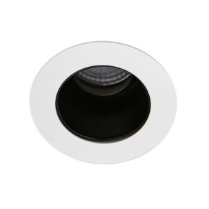 Recessed ceiling light Lux Intro – minimalist recessed ceiling light in white and aluminum