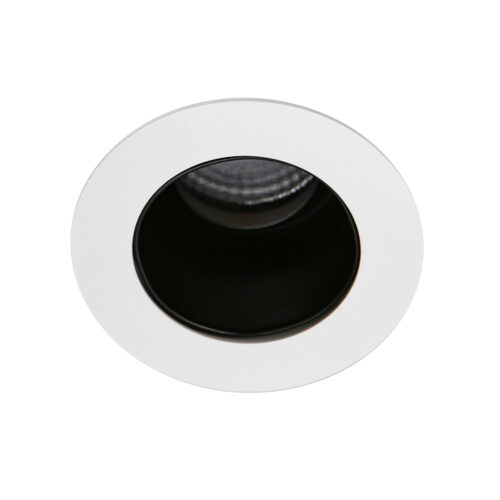 Recessed ceiling light Lux Intro – minimalist recessed ceiling light in white and aluminum