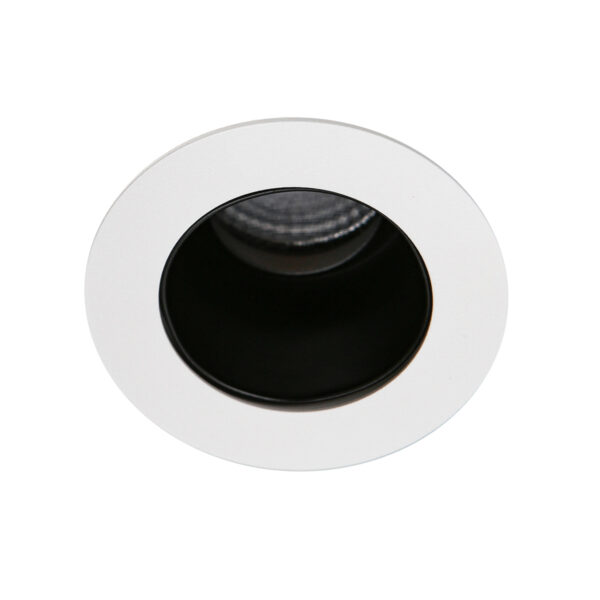 Recessed ceiling light Lux Intro – minimalist recessed ceiling light in white and aluminum