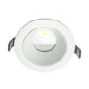 Recessed ceiling light Lux Rezzo – minimalist recessed ceiling light in white and aluminum