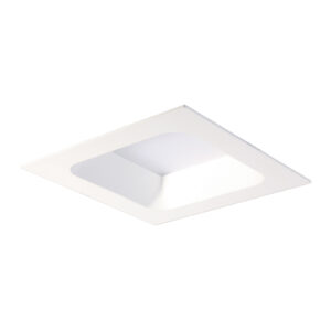 Recessed ceiling light Lux Rossi Square IP44 20w – minimalist recessed ceiling light in white and aluminum
