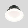 Recessed ceiling light Lux Damien – minimalist recessed ceiling light in white and aluminum