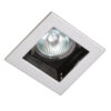 Recessed ceiling light Lux Relio – minimalist recessed ceiling light in silver and aluminum