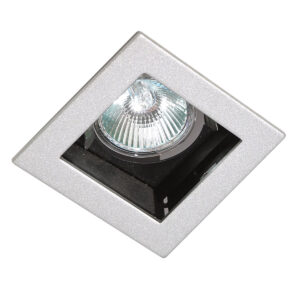 Recessed ceiling light Lux Relio – minimalist recessed ceiling light in silver and aluminum