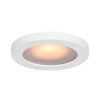 Recessed ceiling light Lux Antar – minimalist recessed ceiling light in sandy white and aluminum