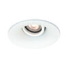 Recessed ceiling light Lux Ralte – minimalist recessed ceiling light in sandy white and aluminum