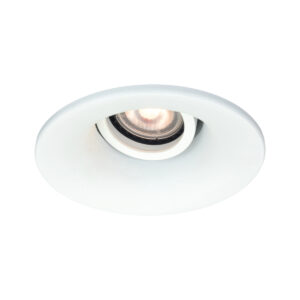 Recessed ceiling light Lux Ralte – minimalist recessed ceiling light in sandy white and aluminum