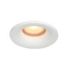 Recessed ceiling light Lux Barto – minimalist recessed ceiling light in sandy white and aluminium
