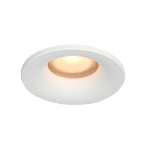 Recessed ceiling light Lux Barto – minimalist recessed ceiling light in sandy white and aluminium