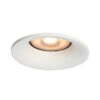 Recessed ceiling light Lux Barto – minimalist recessed ceiling light in sandy white and aluminum
