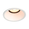 Recessed ceiling light Lux Barto – minimalist recessed ceiling light in sandy white and aluminum