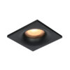 Recessed ceiling light Lux Naru – minimalist recessed ceiling light in sandblasted black and aluminium