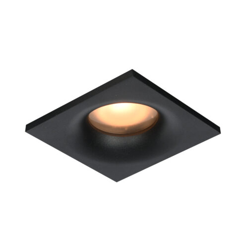 Recessed ceiling light Lux Naru – minimalist recessed ceiling light in sandblasted black and aluminium
