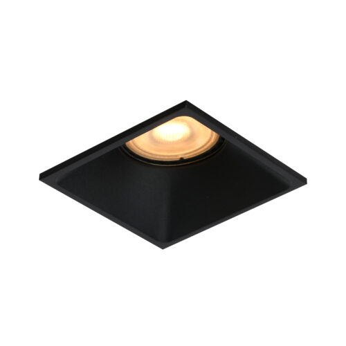 Recessed ceiling light Lux Naru 10w – minimalist recessed ceiling light in sandblasted black and aluminum