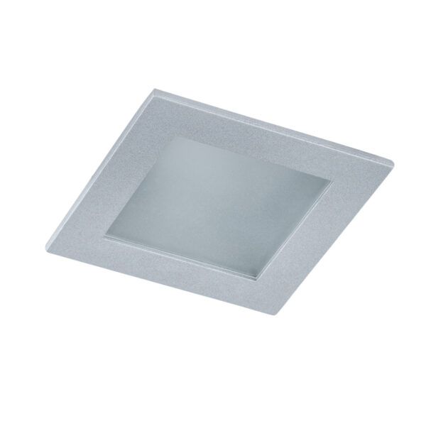 Recessed ceiling light Lux Marlow – minimalist recessed ceiling light in silver and aluminum