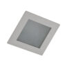 Recessed ceiling light Lux Anselmo – minimalist recessed ceiling light in silver and aluminum
