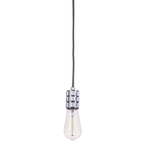 Pendant lamp holder Lux Millenia – pendant lamp holders in chrome and aluminum
