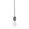 Pendant lamp holder Lux Millenia 60w – pendant lamp holders in black and aluminum