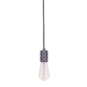 Pendant lamp holder Lux Millenia 60w – pendant lamp holders in black and aluminum