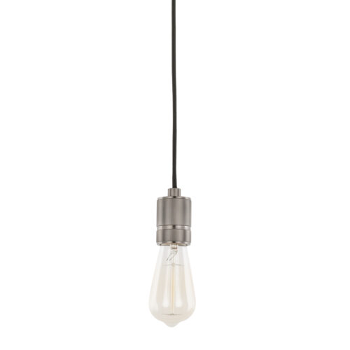 Pendant lamp holder Lux Casa – pendant lamp holders in black and aluminum