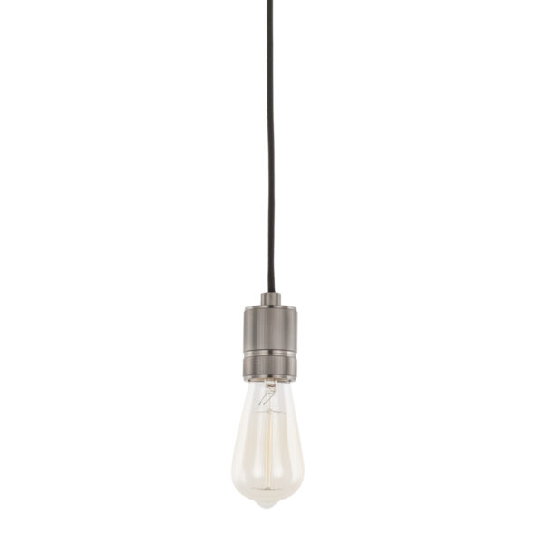 Pendant lamp holder Lux Casa – pendant lamp holders in black and aluminum