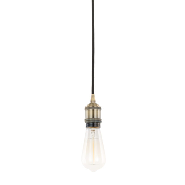 Pendant lamp holder Lux Classo 60w – pendant lamp holders in antique bronze and aluminum