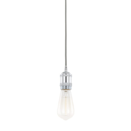 Pendant lamp holder Lux Classo – pendant lamp holders in chrome and aluminum