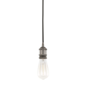Pendant lamp holder Lux Classo – pendant lamp holders in black and aluminum