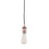Pendant lamp holder Lux Atrium – pendant lamp holders in red copper and aluminum