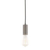 Pendant lamp holder Lux Moderna – pendant lamp holders in black and aluminum