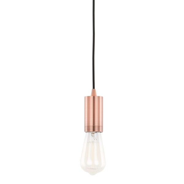 Pendant lamp holder Lux Moderna – pendant lamp holders in red copper and aluminum