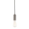 Pendant lamp holder Lux Moderna – pendant lamp holders in black and aluminum