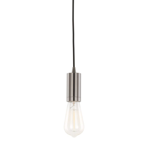 Pendant lamp holder Lux Moderna – pendant lamp holders in black and aluminum