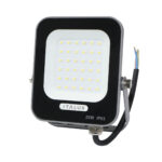 Floodlight Lux Korta – floodlights in grey and aluminum